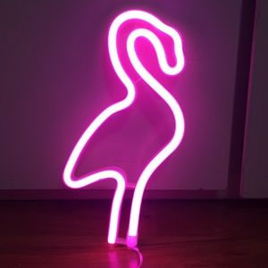 🌺Pink neon light flamingo 🌺